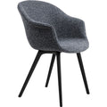 Thumbnail photo of Bat Dining Chair, Fully Upholstered, Plastic Base