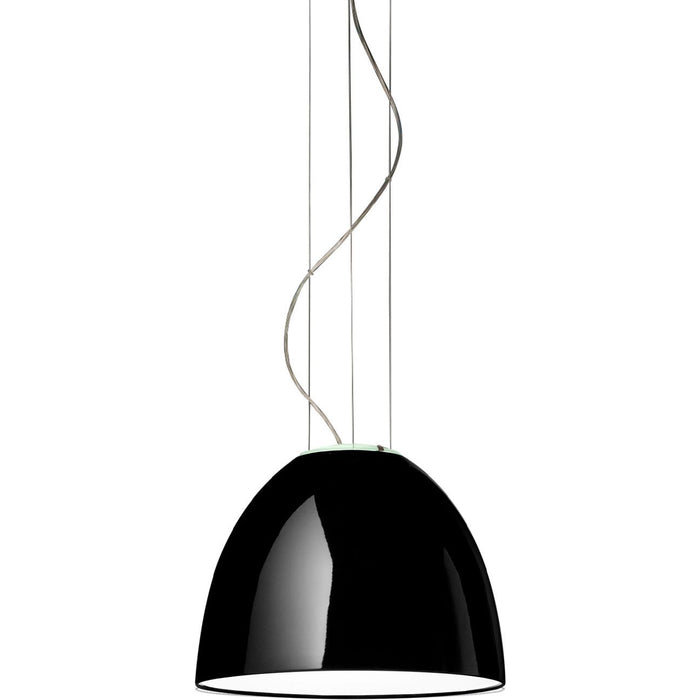 Photo of Nur Mini Gloss Pendant Light Gloss Black - Pendant Lights - Ernesto Gismondi - Black