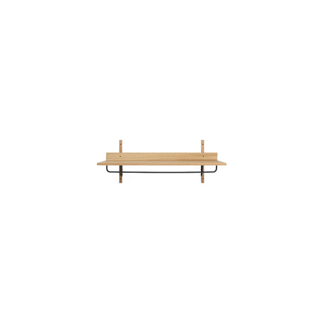 Photo of Sector Rack Shelf B: 87 Cm - Black Ash/brass