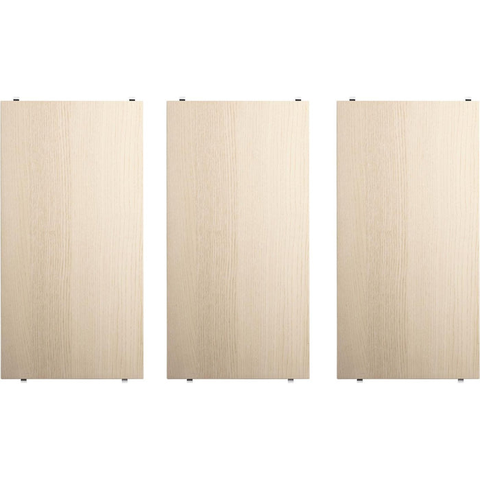 Photo of String Shelving 58x30, Ash, 3-pack - Shelving - Nils Strinning - Wood-coloured - Wood
