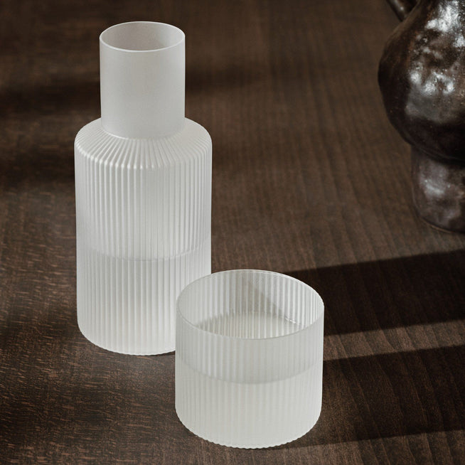 Photo of Ripple Carafe Set - H18 X Ø7,5 Cm