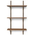 Thumbnail photo of Sector Shelf - Hylde - Røget Eg/messing - T/n - W: 54 X D: 22,1 X H: 102 Cm