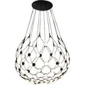 Thumbnail photo of Mesh D86 Ø55 cm - Chandeliers - Francisco Gomez Paz,Paolo Rizzatto - Black