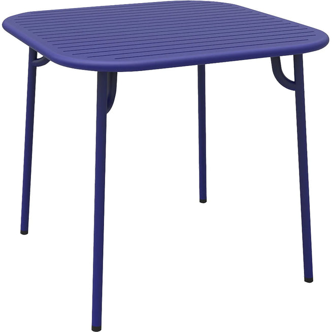 Photo of Week-end - Square Table - Blue - Garden Table - Metal