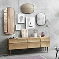 Framed Mirror Small, Grey/clear Glass - Half Body Mirrors - Anderssen & Voll - Grey