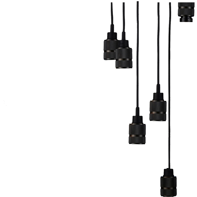 Photo of Buster + Punch - Hooked Pendant 6.0 Nude / Smoked - 2m - Pendellampor - Massimo Buster Minale - Brons