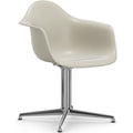 Eames Plastic Armchair Dal - 23 Ice Grey - Aluminium Polished - Matstolar - Charles & Ray Eames - Grå - Metall/plast