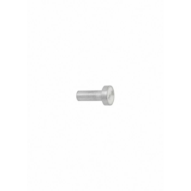 Photo of Steel Hooks - Knager - Steel/white Marble Small - Ø: 2 Cm X D: 3,5 Cm