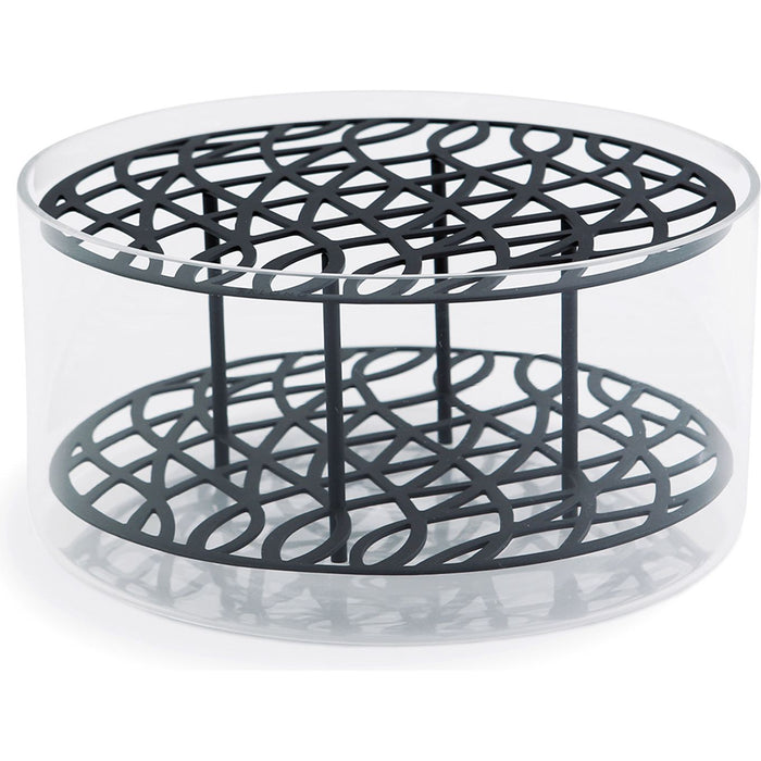 Meadow Vase - Black, Large - Pots & Vases - Eva Schildt - Transparent, black