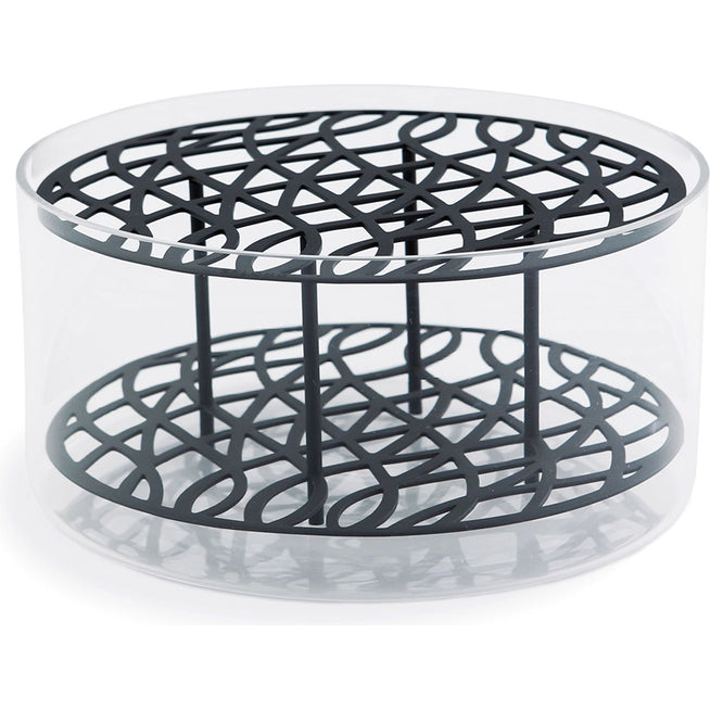 Photo of Meadow Vase - Black, Large - Pots & Vases - Eva Schildt - Transparent, black