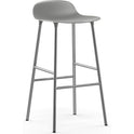Form Bar Stool 75 Cm Chrome