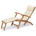 Barriere Deck Chair Cushion, Golden Yellow Stripe - Dynor & Kuddar - Skagerak Design Team - Gul