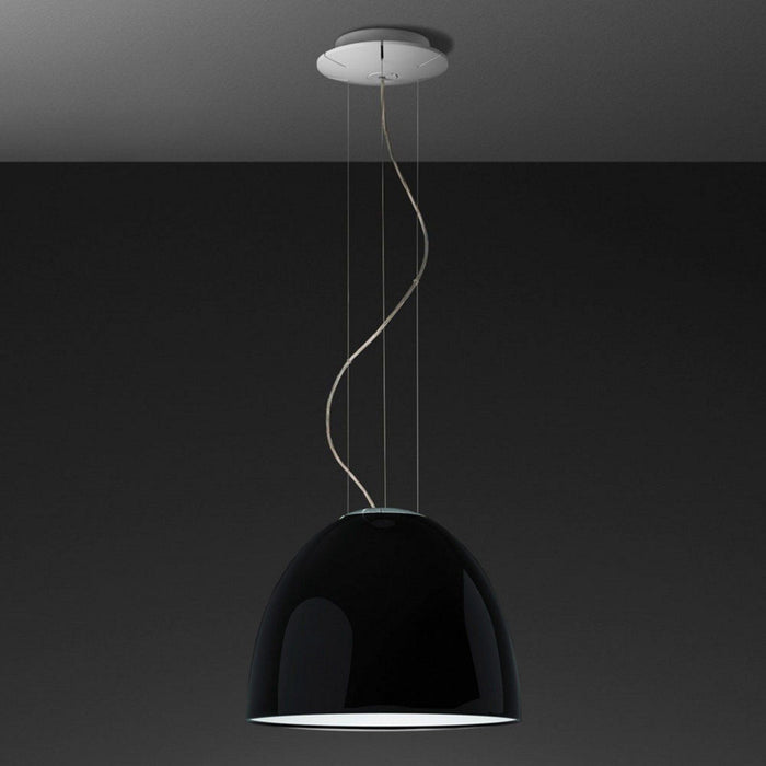 Photo of Nur Mini Gloss Pendant Light Gloss Black - Pendant Lights - Ernesto Gismondi - Black