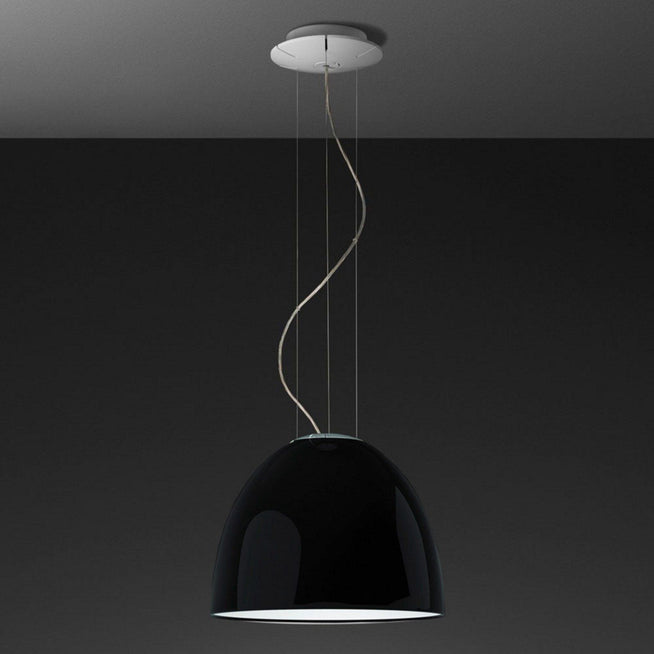 Photo of Nur Mini Gloss Pendant Light Gloss Black - Pendant Lights - Ernesto Gismondi - Black