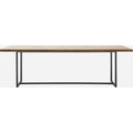 Thumbnail photo of Side Dining Table Wood Metal 1