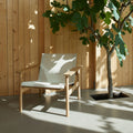 Thumbnail photo of Pelagus Lounge Chair Sand - Outdoor Armchairs - Note Design Studio - Wood/Textile Material