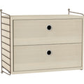 Thumbnail photo of String Wall Rack 50 X 30 cm, Brown, 2-pack - Shelving - Nils Strinning - Brown - Metal