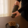 Thumbnail photo of Bottle Grinder Ash/carbon Plastic, Walnut Lid - Norm Architects - Grå