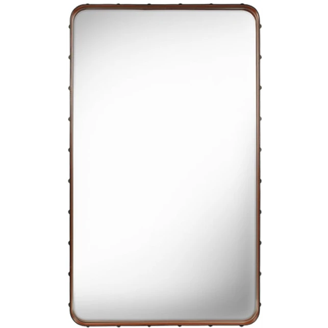 Adnet Rectangular Mirror Brown