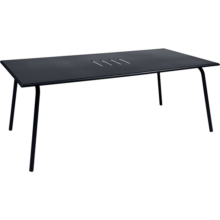 Photo of Monceau Table 194 x 94 cm, Anthracite - Outdoor dining table - Grey - Metal