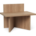 Thumbnail photo of Oblique Stool - Skammel - Natural Oak - B40 X H33 X D29 Cm