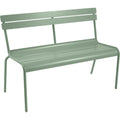 Thumbnail photo of Luxembourg Bench With Backrest Cactus 82 - Garden Benches - Green - Metal