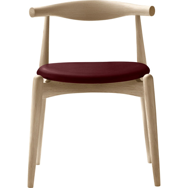 Photo of Carl Hansen - Ch20, Soaped oak, Leather group C Sif - 93 - Dining chairs - Hans J. Wegner - Wood