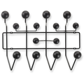 Hang It All, Black, Black Ash - Klädhängare & Galgar - Charles & Ray Eames - Svart