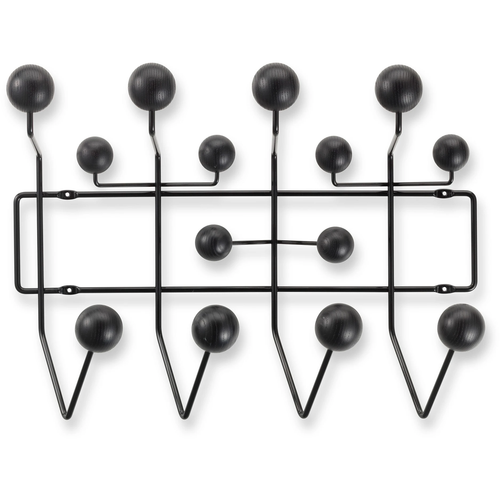 Photo of Hang It All, Black, Black Ash - Klädhängare & Galgar - Charles & Ray Eames - Svart