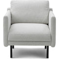 Thumbnail photo of Rar Armchair - Lænestol - Venezia Off-white - W79 X D87 X H81 Cm