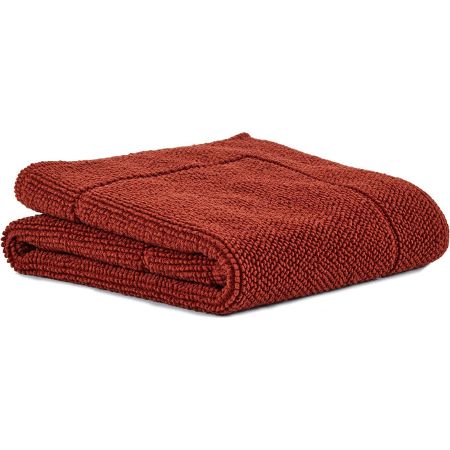 Photo of Portofino Bath mat, rust, 60x90 - bath mats - red