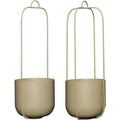 Thumbnail photo of Lotus Hanging Flower Pots Set of
