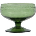 Thumbnail photo of Vintage Dessert Dishes Green Set of 6 Pieces