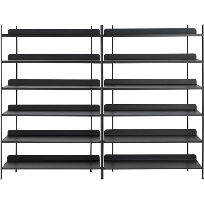 Photo of Compile Shelving System/configuration 8, Black - Shelving System - Cecilie Manz - Black - Metal