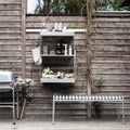 Thumbnail photo of String Metal Shelf, High Edge 58x30, Galvanized - Shelving - Nils Strinning - Silver - Metal