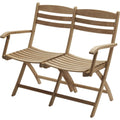Thumbnail photo of Selandia 2-seater - Garden benches - Skagerak Design Team - Brown - Wood