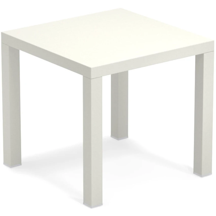Photo of Round Coffee Table 45x45 White - Soffbord Utomhus - Christophe Pillet - Vit - Metall