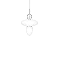 Thumbnail photo of Rizzatto 43 Pendant Satin Silver/opal