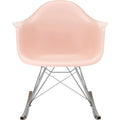 Eames Plastic Armchair Rar - 41 Pale Rose - Chrome Base - Dark Maple - Matstolar - Charles & Ray Eames - Rosa - Metall/trä/plast