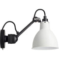 Thumbnail photo of Lampe Gras N°304 Sw - Wall lamp - Black/White - Arm: 15 cm