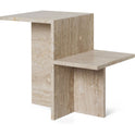 Distinct Side Table - Sofabord - Travertine