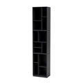Thumbnail photo of Loom Slim Bookcase, Plinth H3 Cm - Anthracite - Bokhyllor - Peter J. Lassen - Svart - Mdf