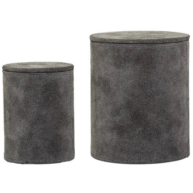 Photo of Storage box grey suede
