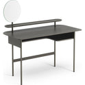 Luna Desk With Shelf And Mirror Oak