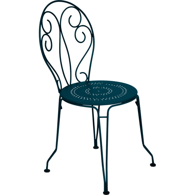 Photo of Montmartre Chair - Acapulco Blue - Dining Chairs Outdoor - Metal