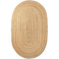 Thumbnail photo of Eternal Oval Jute Rug Small 140x200 Cm - Natural