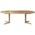 Thumbnail photo of C69E Ry Dining Table with 2 extension leaves Ø: 120 cm - oiled oak