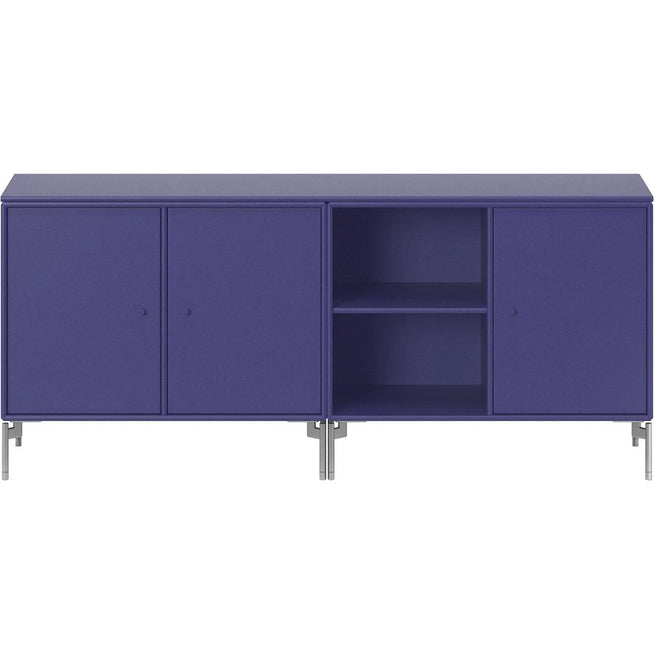 Photo of Save Lowboard - Monarch / Matt Chrome Legs - Sideboards - Peter J. Lassen - Blue - Mdf