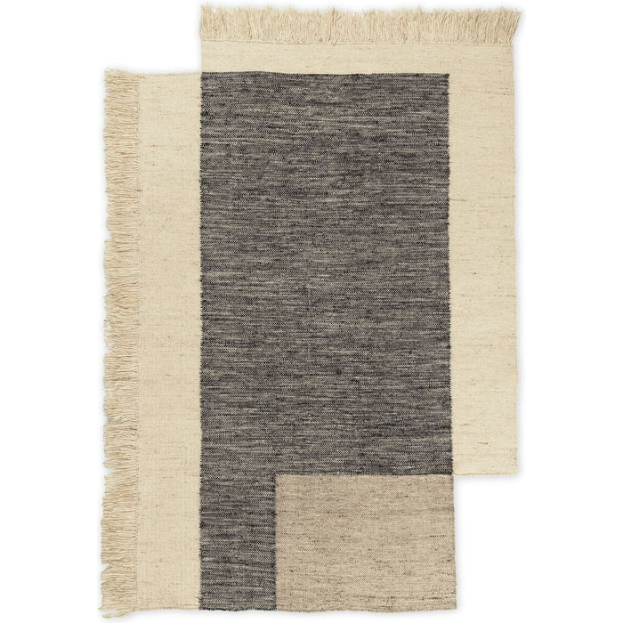 Photo of Counter Rug - Gulvtæppe - Counter Rug 140 X 200 - Charcoal/off-whi - W140 X D1 X H200 Cm