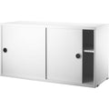 Thumbnail photo of String Cabinets/sliding doors 78x30, White - Shelving - Nils Strinning - White - Mdf/metal